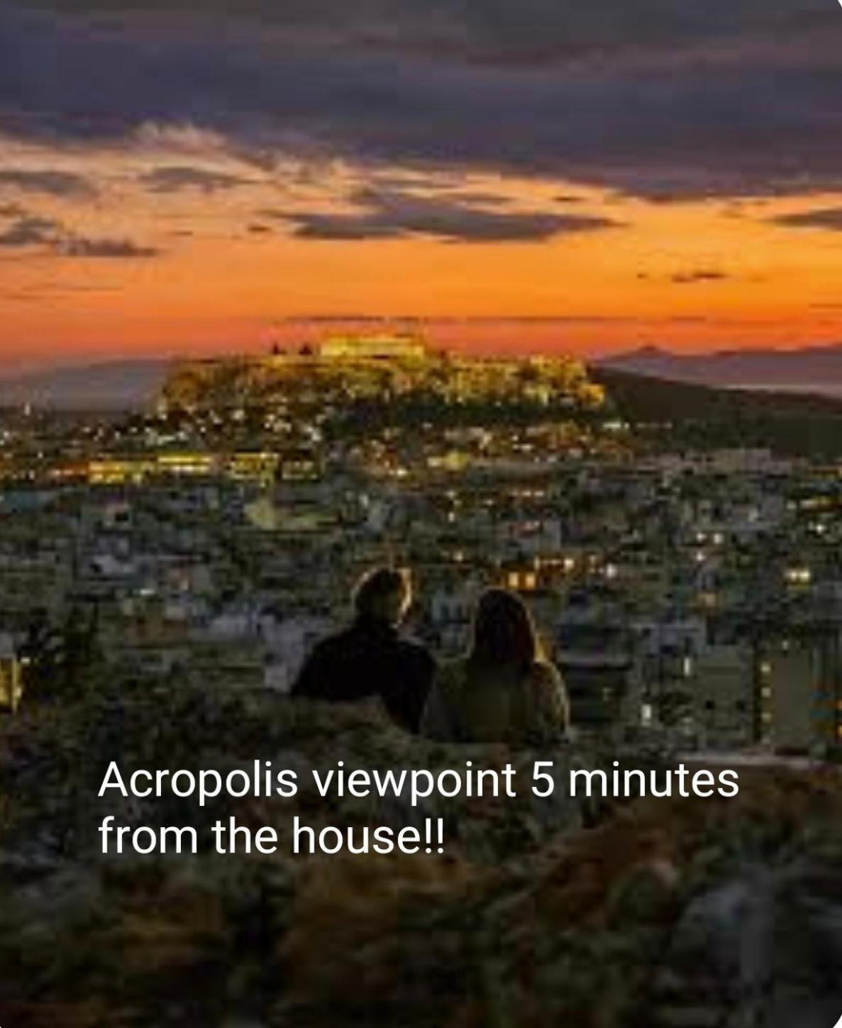 Penthouse With An Incredible View 350M From Metro Station! Atenas Exterior foto